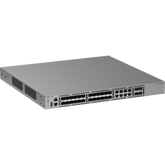 Switch Ethernet 10GE / 24 Puertos 1GE SFP + 4 Puertos 1GE/2.5GE/10GE SFP+ / Capacidad 128 Gbps / Reenvío 95.232 Mpps / CPU Quad Core ARMv8 Cortex-A72 / 1 RU / Alimentación Redundante / VSU / Capa 3 / Línea Cybrey