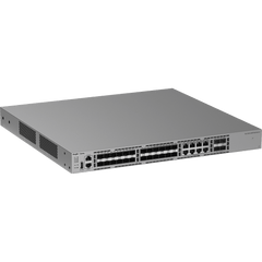 Switch Ethernet 10GE / 24 Puertos 1GE SFP + 4 Puertos 1GE/2.5GE/10GE SFP+ / Capacidad 128 Gbps / Reenvío 95.232 Mpps / CPU Quad Core ARMv8 Cortex-A72 / 1 RU / Alimentación Redundante / VSU / Capa 3 / Línea Cybrey