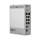 Switch Industrial PoE / 8 Puertos Gigabit PoE / 110W-270W Budget / SFP / DIN-Rail / -30°C a 65°C / Fanless
