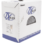 Bobina de Cable UTP de 4 Pares, Cat6 de Rango Extendido, 22 AWG, CMR (Riser), Color Gris, 305 m