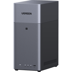 NAS UGREEN NASync DH2300 / Procesador RK3576 / 4GB / 32GB eMMC / 2 Bahías SATA / JBOD-Basic-RAID 0-RAID 1 / Puerto HDMI 4K / 1 GbE / USB 3.2 Gen 1 Type-C / Detección NFC