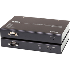 Extensor KVM USB DisplayPort HDBaseT 2.0 | 4K @ 100 m (328.1 ft) | 1080p @ 150 m (492.1 ft) | Cable Único Cat 6 / 6a | USB 2.0 Full Speed | Audio Estéreo 2 Canales | RS-232 / Ethernet | HDCP / EDID Buffer