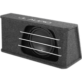 Subwoofer para Coche con Caja / 12″ (30.5 cm) / W3v3 / 500 W RMS / Impedancia 2 Ω / H.O. Wedge con Puertos de Ranura / Rejillas de Aluminio Incluidas / Terminal de Conexión de 5 Vías
