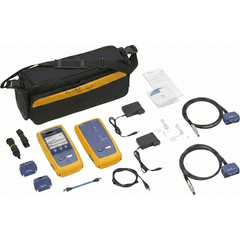 Certificador DSX-602 para Cable de Cobre Cat5e, Cat6 y Cat6A, Frecuencia de 500 MHz, Con WiFi Integrado y Pantalla LCD de 5.7 Pulgadas (14.48 cm), Versión Internacional