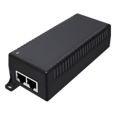 Inyector Hi-PoE 60W / 2.5 Gigabit Ethernet / 2 Puertos 2.5GBASE-T / Alimentación de Alto Rendimiento / Plug & Play / Sobremesa o Pared