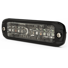 CD3 Connect Luz Auxiliar de 12 LED, Rojo/Blanco, Lente Transaprente, Bisel Negro