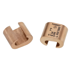 Conector de compresión tipo C StructuredGround, Conductor de cobre 1/0 Awg - 2/0 Awg, 1pz.