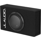 Subwoofer Amplificado para Coche / 8″ (20.3 cm) / Amplificador Integrado 250 W RMS / Impedancia 0.4 Ω o 0.2 Ω / Carcasa con Puertos / Rejillas Incluidas / JL Audio MicroSub+ W3v3