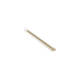 Canaleta LD10 de PVC rígido, con cinta adhesiva para instalación sin herramientas, de 38.4 x 24 x 2438 mm, Color Blanco Mate