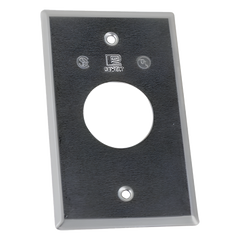 Tapa rectangular aluminio para contacto de 40.3 mm, tipo RR a prueba de intemperie.