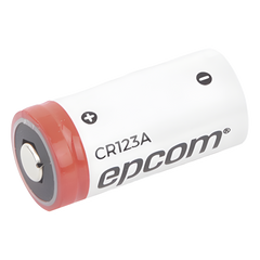 Batería de Litio CR123A / 3V / 1300 mAh / No Recargable / Acero Inoxidable / Operación -40°C a +60°C