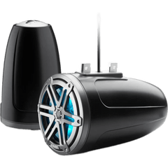Bocina Cerrada para Torre / 7.7 in (196 mm) / Coaxial Cerrado / LED RGB / Rejilla Deportiva Gris / 70 W RMS / 4 Ω / 55 Hz-25 kHz / Sensibilidad 90.5 dB