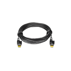 Cable Activo Óptico HDMI 4K 30 mts | 4K@60Hz 4:4:4 | 18 Gbps | Terminales Desmontables Micro-HDMI | Fibra Optica | Libre de Halógenos LSHF | Bañado en Oro 24K