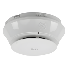 Detector térmico direccionable de alta temperatura fija de 88 °C (190 °F) con tecnología FlashScan de NOTIFIER, color blanco