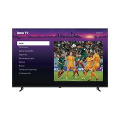 SmartTV QLED 32 Pulgadas / Resolución 1366 × 768 / 3 Puertos HDMI / WiFi Integrado / Smart TV ROKU / VESA 100 × 100 mm