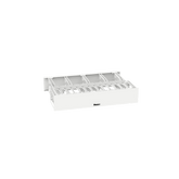 Organizador de Cables Horizontal NetManager de Alta Densidad, Doble (Frontal y Posterior), Para Rack de 19in, 2UR, Color Blanco