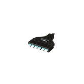 Cassette de Fibra Óptica SFQ QuickNet™ de 6 Adaptadores LC Dúplex (12 Fibras) a MPO, Para Fibra Multimodo OM4, Método A, Color Negro