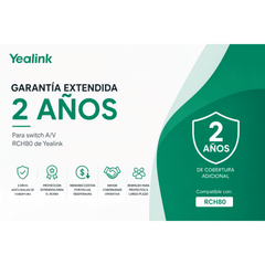 Garantia Extendida de 2 Años para Switch RCH80 de Yealink