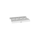Organizador de Cables Horizontal NetManager de Alta Densidad, Doble (Frontal y Posterior), Para Rack de 19in, 1UR, Color Blanco