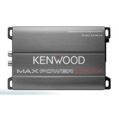 Amplificador Clase D KAC-M1814 / 400W Max / 45W x 4 RMS (4Ω) / 45W x 4 RMS (2Ω) / 90W x 2 Puenteado / Filtros Ajustables HPF/LPF / Entrada a Nivel de Altavoz / Recubrimiento Conformal / Compacto / Para Automóvil, Marina, ATV y Motocicle
