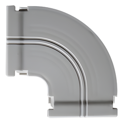 Curva horizontal 90 º color blanco para canaleta DX10000.00
