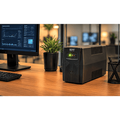 UPS de 1,000VA/600W / Topología Línea Interactiva / Entrada y Salida 120 Vca / Clavija NEMA 5-15P / 6 Tomas NEMA 5-15R