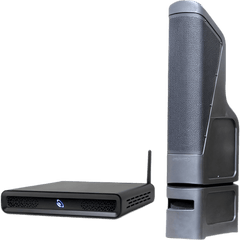 Kit TruAudio | Amplificador D2T 2 Canales 100W | Torre Line Array Exterior TT10 200W RMS | HDMI eARC + Bluetooth 5.3 | IP56