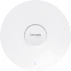 Access Point Techo Wi-Fi 6 AX5400 / 6-Stream Dual-Band / 4804 Mbps 5 GHz + 574 Mbps 2.4 GHz / Puerto 2.5G PoE+ / 160 MHz MU-MIMO OFDMA 1024-QAM / Montaje Techo-Pared / Omada SDN