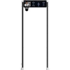Arco Detector de Metales Walk-Through / 24 Zonas de Detección / Pantalla Táctil LCD 10" / Pantalla de Información 29" / Sensibilidad Ajustable 100 Niveles / Detección de Clip de Papel o 5g Oro/Plata / Conectividad Eth