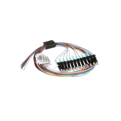 Kit de 12 Pigtails con Conector LC, Multimodo 50/125 OM4, 900um, de 1 Metro (3.28 Pies)