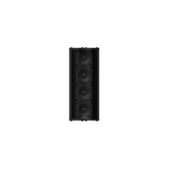 Altavoz De Arreglo Lineal Tipo Torre, 187°H/45°V, Con 4 Bocinas Alta Fidelidad, Ideal Para Entornos Reverberantes, Consumo 40W, Color Negro, Certificado UL 1480, Serie LineWave