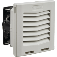 Ventilador con Filtro de Montaje Lateral HF05 / Flujo de Aire 35 CFM (59 m³/h) / 115 Vca / IP54 / Color Gris Claro