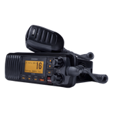 Radio Móvil Marino VHF / 25W / IPX4 / DSC Clase D con GPS / Pantalla LCD / Negro