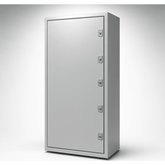 Gabinete Concept de Puerta Sencilla / 48x36x12 in (1219x914x305 mm) / Acero Dulce RAL 7035 / NEMA 4 12 13 / IP66 / cUL