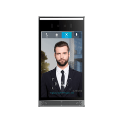 Videoportero SIP con Reconocimiento Facial / Pantalla Táctil IPS 8" / Cámara 2MP Lente Dual / BLE + Wiegand / Anti-Suplantación / IP66 IK07 / PoE