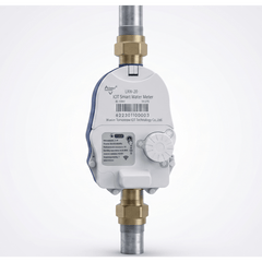 Medidor de Agua Mecánico LoRaWAN IoT de 3 Pulgadas / Smart Metering y Telemetría para BMS / Válvula de Corte de Flujo / Batería Litio de Larga Duración / Comunicación Inalámbrica / Monitoreo Remoto