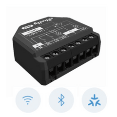 Apagador inteligente Wifi 2.4 / 2 canales Para apagador doble / 10A por canal / Compatible con asistentes de voz