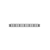 Panel de Parcheo Modular Mini-Com (Sin Conectores), Plano, Sin Blindaje, Alta Densidad, Números Pre-impresos, de 48 Puertos, 1 UR