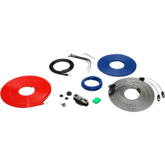 Kit de Conexión para Amplificador / Capacidad 30 A / Sistema 12 V / Cable Principal 8 AWG / Fusible MAXI 30 A / Incluye Cable de Alimentación 5.18 m (17 ft) / Cable de Tierra 0.91 m (3 ft) / Cable de Encendido Remoto 5.18 m (17 ft) / Cable d