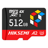 Tarjeta microSD Express 512G / 900 MB/s Lectura / 620 MB/s Escritura / PCIe Gen 3x1 + NVMe / U3 A2 EX / Compatibilidad UHS-I UHS-II