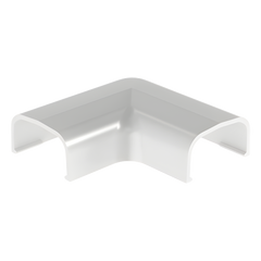 Conexión en ángulo recto "L", para uso con canaleta LD5, material ABS, Color Blanco