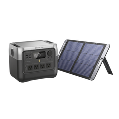 Kit de Energía Portátil / Estación 768 Wh / Salida AC 800 W (1600 W X-Boost) / Panel Solar 200 W / Batería LiFePO4 / IP67