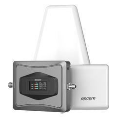 Kit Amplificador de Señal Celular 4G / Mejora las llamadas convencionales y VoLTE / Soporta los datos de las tecnologías 2G, 3G y 4G de TELCEL, AT&T y MOVISTAR / Cubre hasta 600 m2.