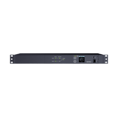 PDU ATS (Fuente Redundante Auto-transferible) Medible, Para Distribución de Energía, 2 Entradas 120 Vca NEMA5-15P, Con 10 Salidas NEMA 5-15R, Horizontal 19in, 1UR