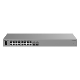 Switch Inteligente Capa 2 / 16 Puertos Gigabit / 2 Puertos SFP 2.5GE / 42 Gbps / Gestión Cloud / ERPS / Diseño Fanless / Modo CCTV / Protección 6 kV