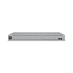 UniFi Switch Pro Max 24 – Switch Capa 3 con 24 Puertos (8 × 2.5 GbE y 16 × 1 GbE), 2 Puertos SFP+ 10G y Pantalla Informativa Integrada