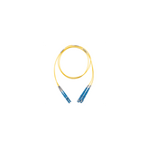 Jumper de Fibra Optica Monomodo 9/125 OS2, LC-SC Duplex, OFNR (Riser), Color Amarillo, 15 Metros (49.21 Pies)