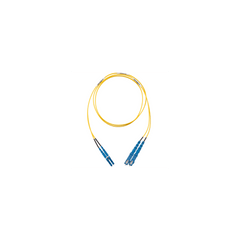 Jumper de Fibra Optica Monomodo 9/125 OS2, LC-SC Duplex, OFNR (Riser), Color Amarillo, 15 Metros (49.21 Pies)