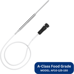 Sonda de Temperatura PT100 Clase A / Grado Alimenticio / Acero Inoxidable / Cable Silicona 1520 mm / Rango -60 a 250 °C / Precisión Clase A / SENSTECH