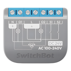 Relay Switch Inteligente 2 Canales / WiFi + BLE / Medición Consumo / 10A por Canal / Protección Sobrecarga / Compatible Matter / 42 x 36 x 16 mm (1.7 x 1.4 x 0.6 in)